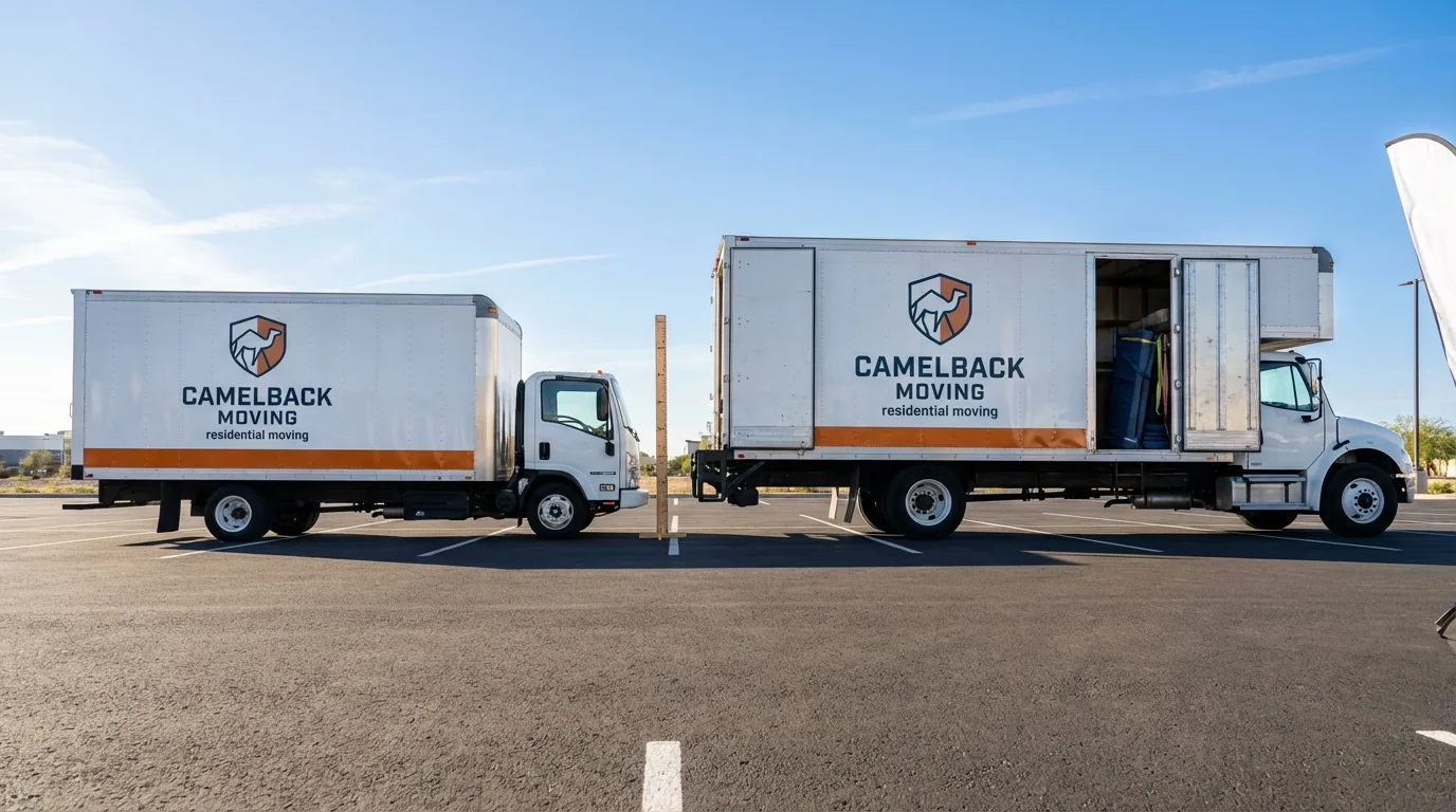 Moving truck size capacity guide in Burlington
